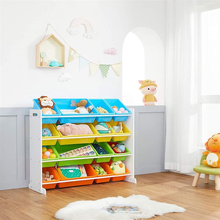storage for toys in playroom