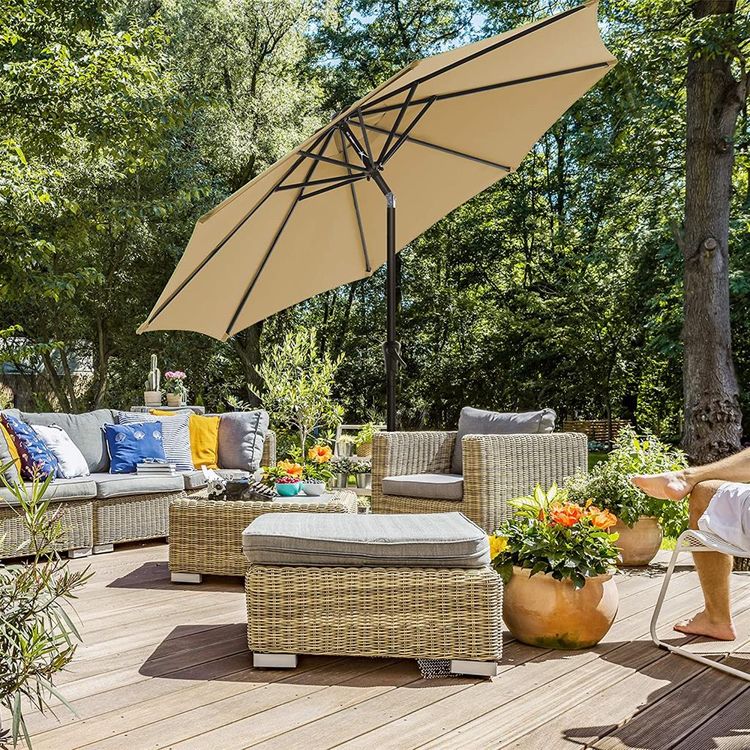 Tilt 9ft Outdoor Umbrella SONGMICS