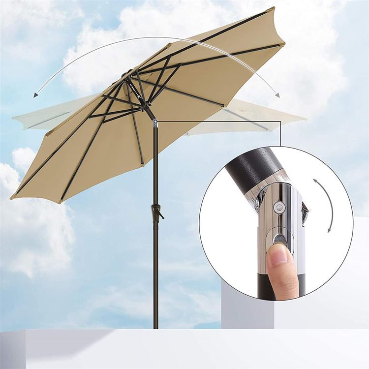 Tilt 9ft Outdoor Umbrella SONGMICS