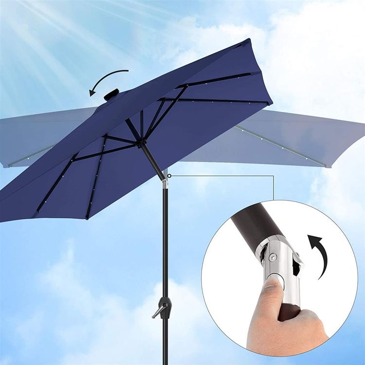 Solar Patio Umbrella SONGMICS