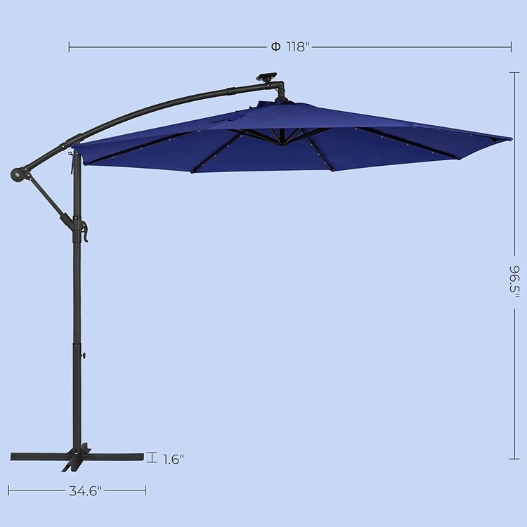 10ft Cantilever Patio Umbrella SONGMICS