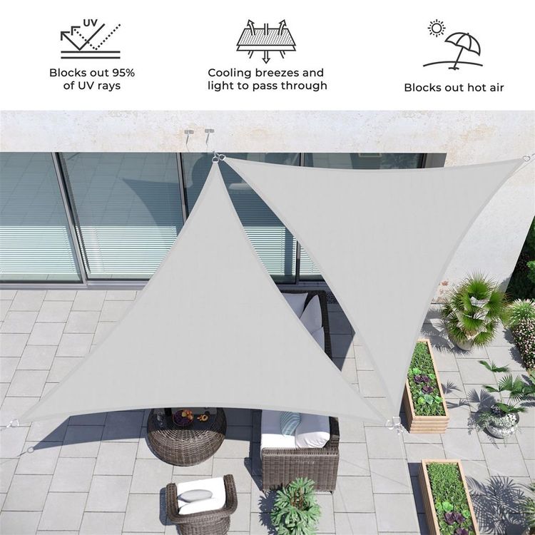 Triangle Sun Shade Sail Songmics