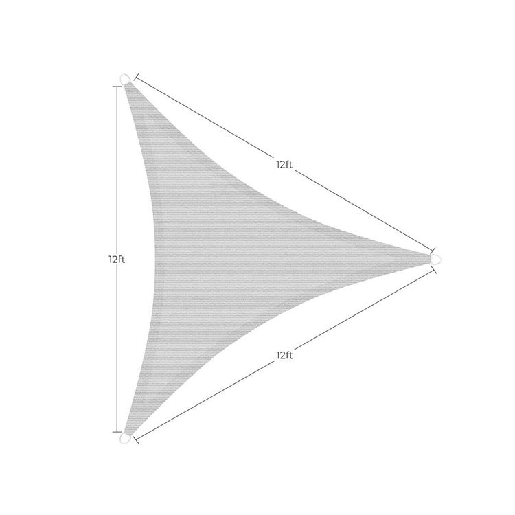 Triangle Sun Shade Sail SONGMICS