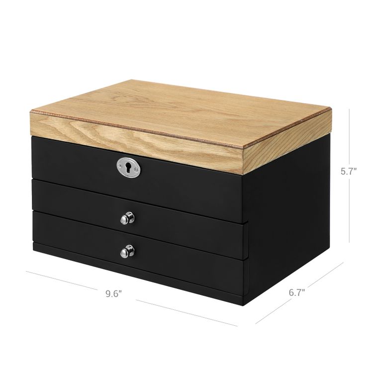 Velvet Lining Jewelry Box SONGMICS