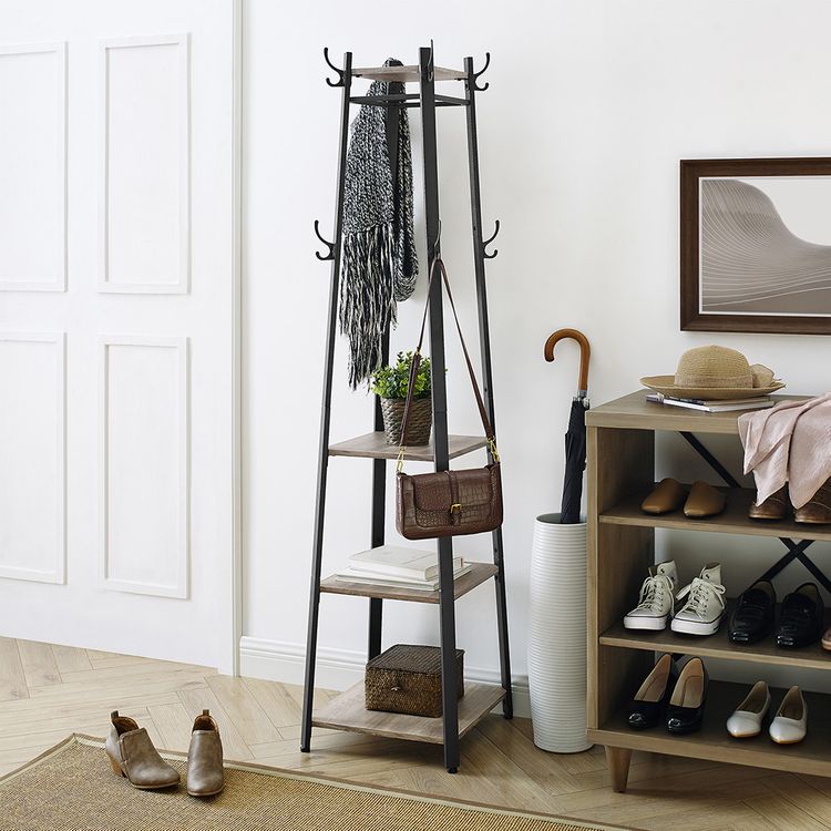 3 Shelves Coat Stand