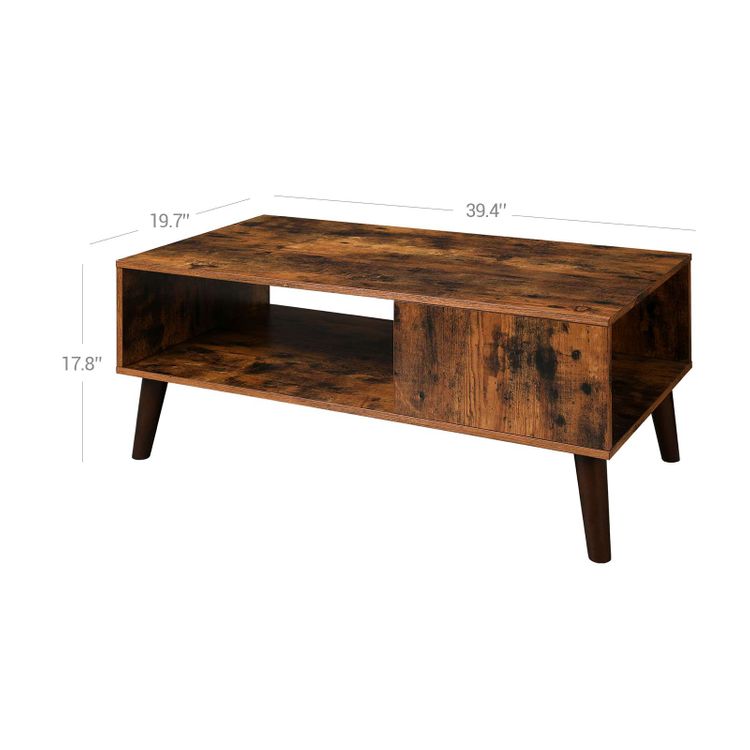 Retro Style Coffee Table for Sale Home Furniture VASAGLE by SONGMICS