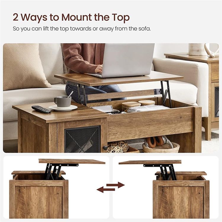 Lift Top Coffee Table with Storage | VASAGLE