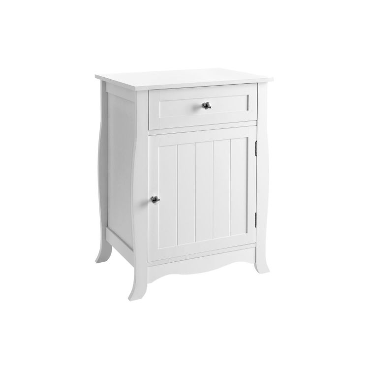 Nightstand with Storage Cabinet