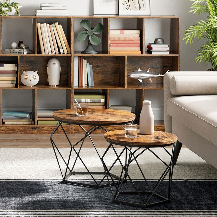 Industrial Nesting Coffee Table Set for Sale Home Furniture VASAGLE by SONGMICS
