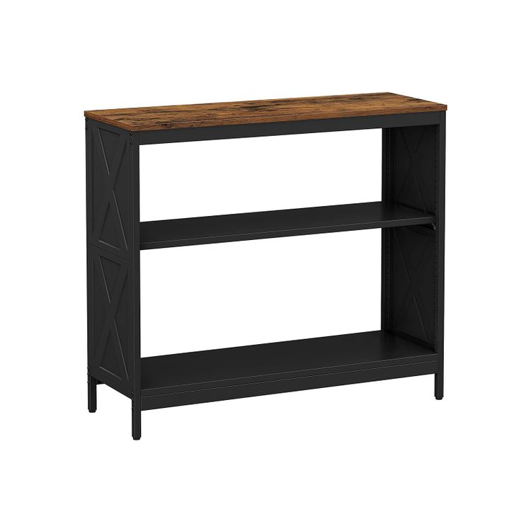 Industrial 3-Tier Console Table