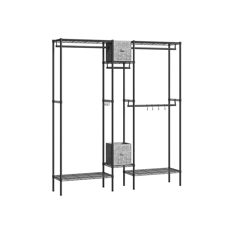 Clothes Rack with Shelves