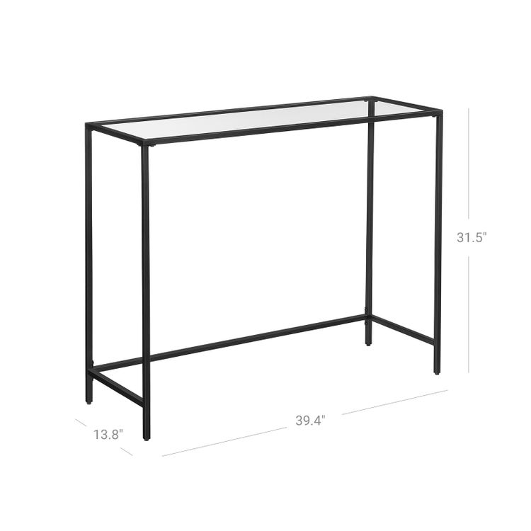 Console Table Black VASAGLE