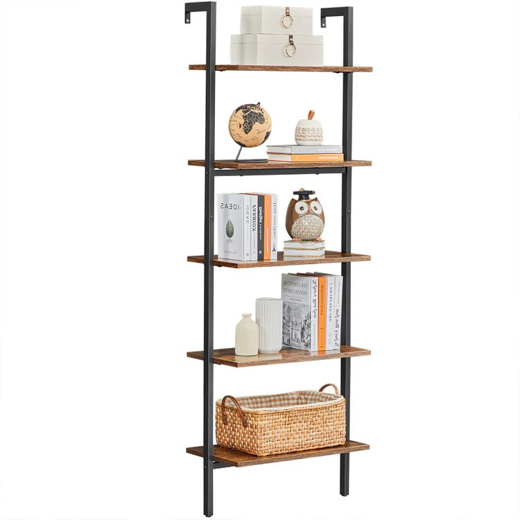 Industrial WallMounted Ladder Shelf for Sale Home Furniture