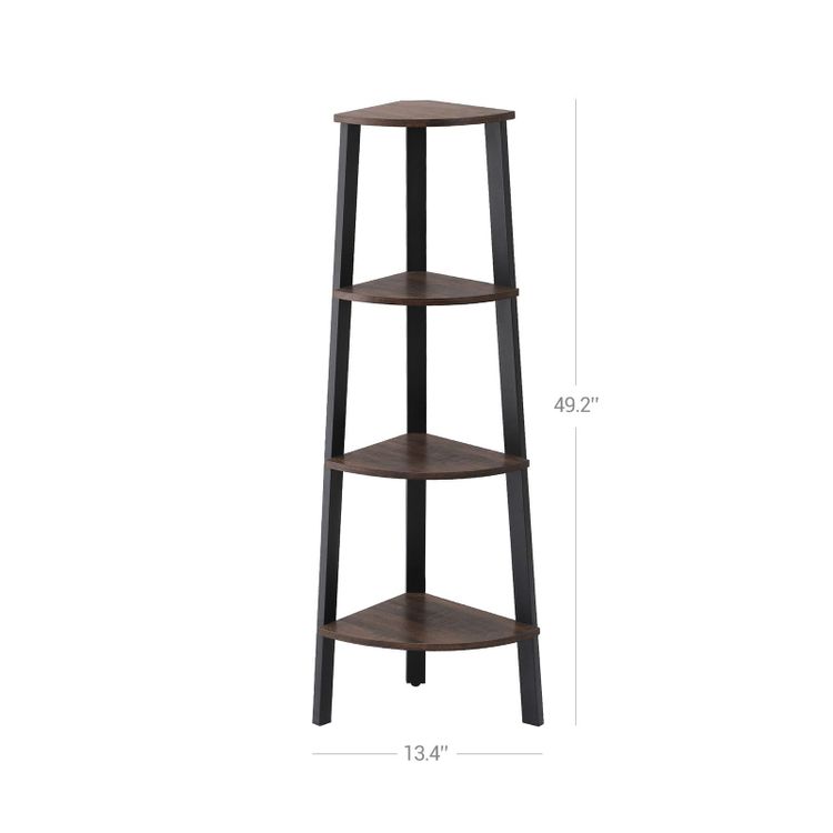 Industrial Corner Rack Storage Shelf VASAGLE by SONGMICS