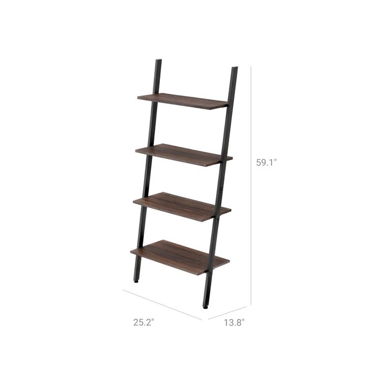 4 Tier Ladder Shelf - Storage Shelf | VASAGLE by SONGMICS