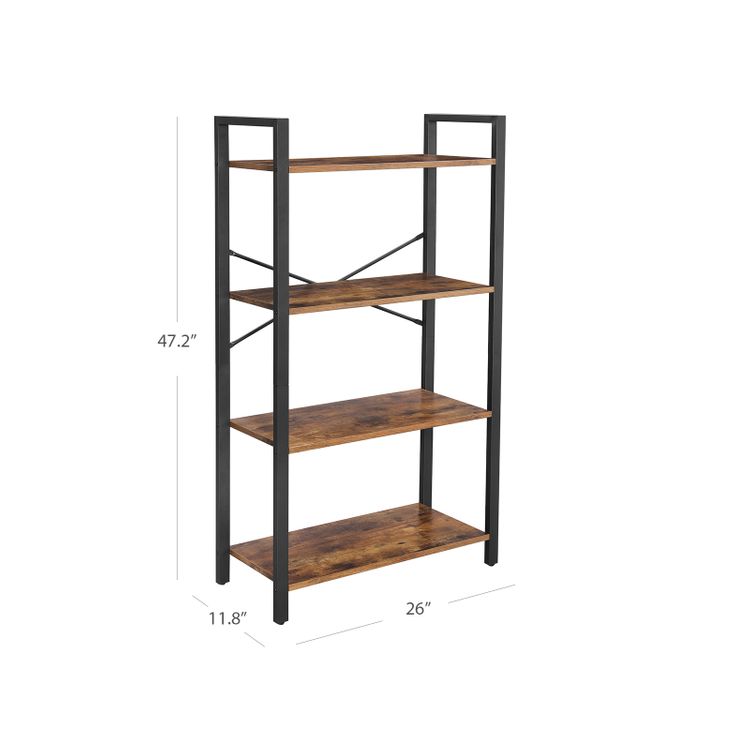 Industrial Ladder shelf Bookcase - Bookcase | VASAGLE by SONGMICS