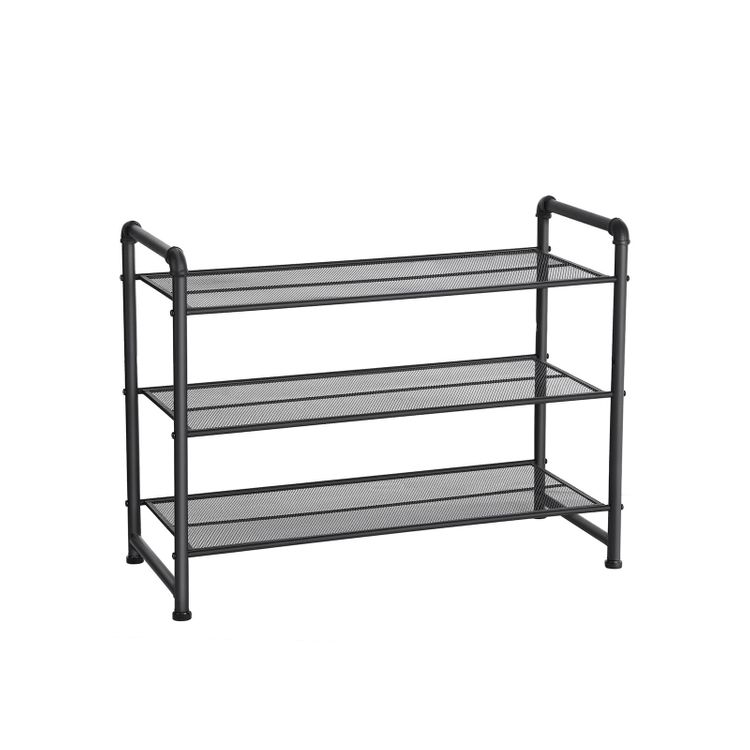 Matte Black Shoe Rack