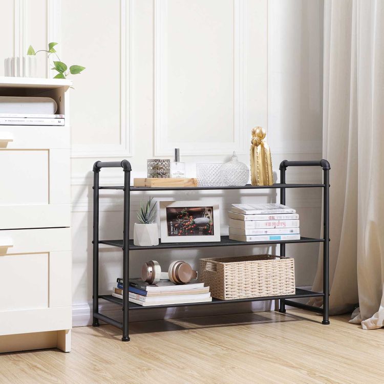 Matte Black Shoe Rack