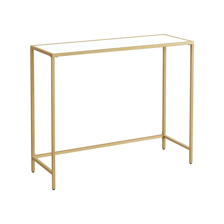 Console Sofa Table with Steel Frame