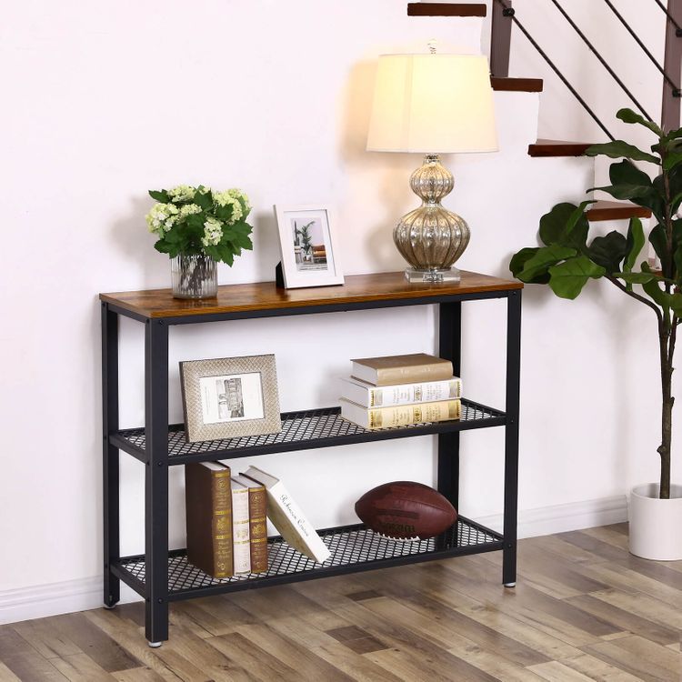 Industrial Console Table for Entryway | Home Furniture | VASAGLE by ...