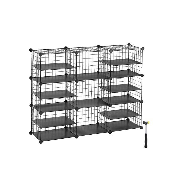 Interlocking Cube Storage Unit Cube Organizer SONGMICS