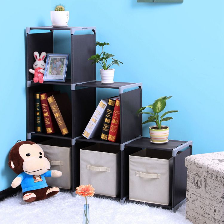 Black Cube Closet Storage Organizer Home Storage SONGMICS