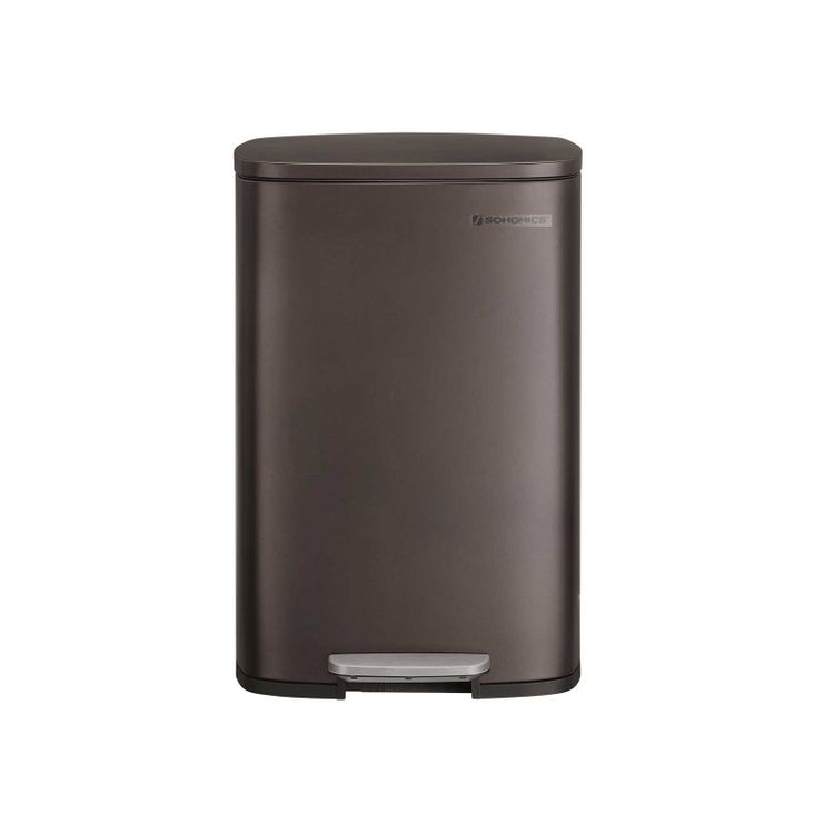 Step Open Trash Can for Kitchen Home Storage & Organization SONGMICS