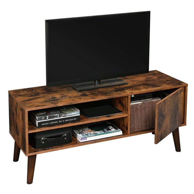 Retro TV Stand with Home Furniture VASAGLE by SONGMICS