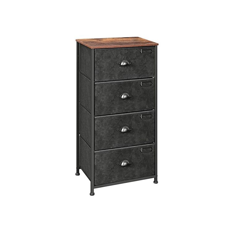 Dresser Tower with 4 Fabric Drawers Home Storage & Organization
