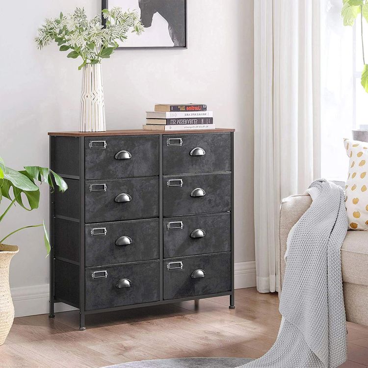 Dresser Unit with 8 Fabric Drawers | Home Storage & Organization | SONGMICS