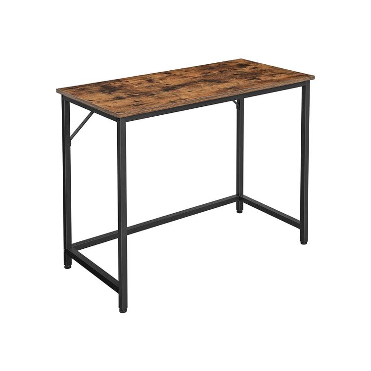 Industrial Brown 39 Inches Writing Desk for Office