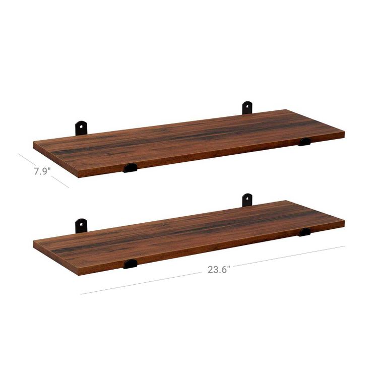Wall Mounted Floating Shelves Floating Shelf SONGMICS