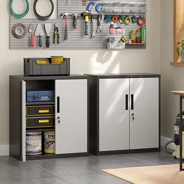 Lockable Steel Storage Cabinet | SONGMICS