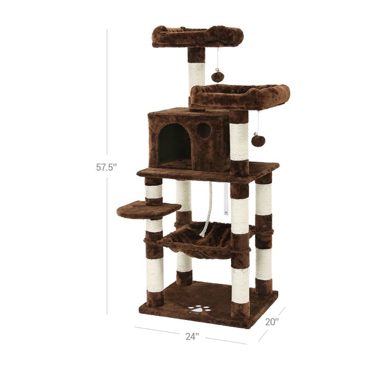 Brown Cat Tree for Sale FEANDREA Cat Tree