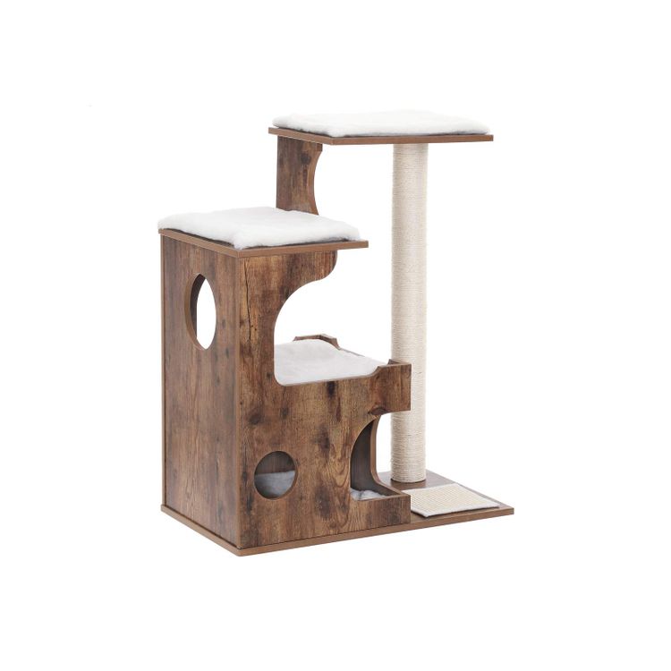 Cat Condo with Bed FEANDREA Cat Tree