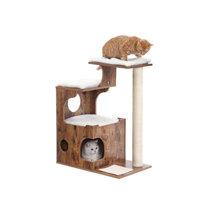 Cat Condo with Bed FEANDREA Cat Tree