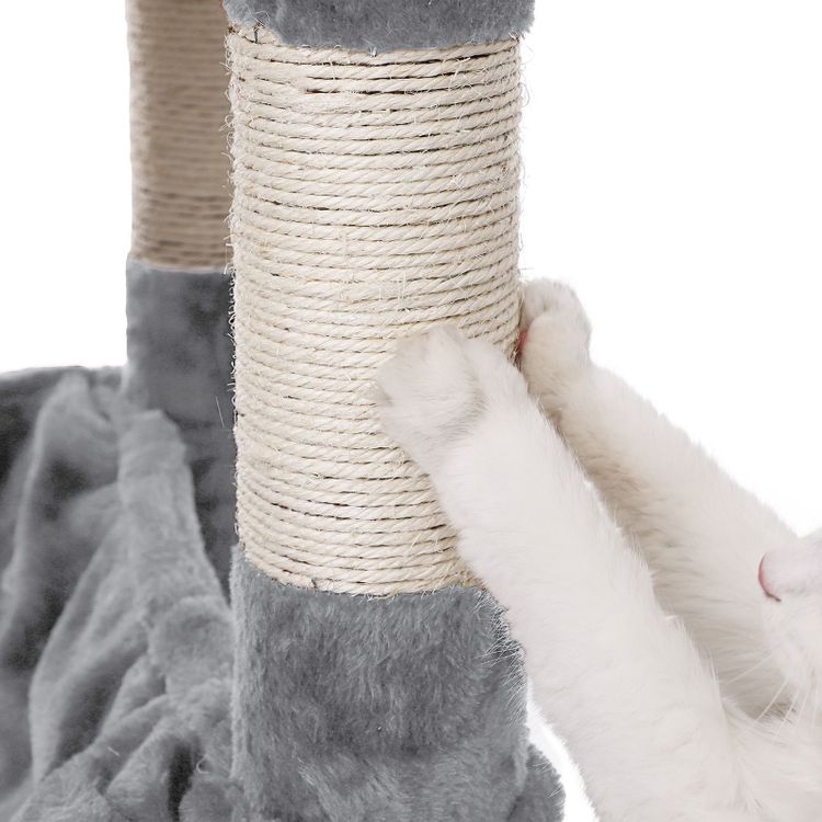 Gray Cat Play House FEANDREA Cat Tree