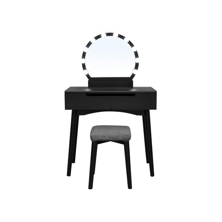 Makeup Vanity Set with Lights Home Furniture VASAGLE by SONGMICS