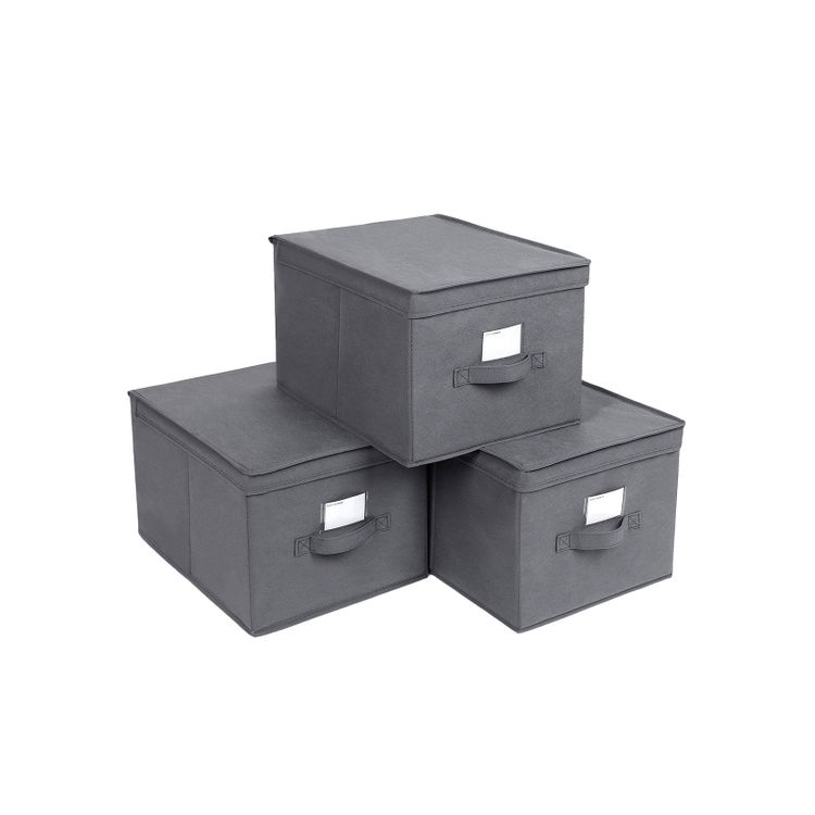 Large Grey Storage Bins