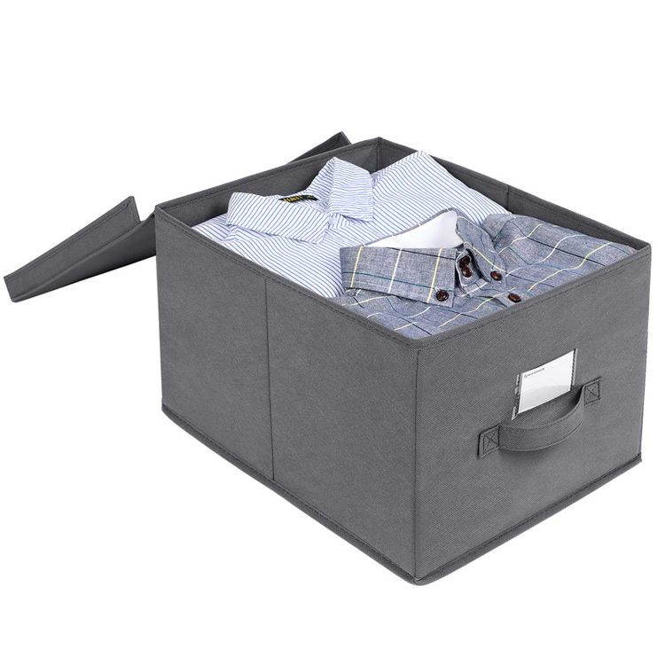 Large Grey Storage Bins