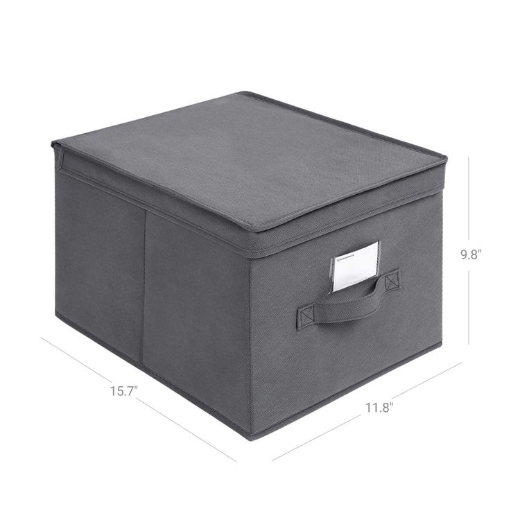 Large Grey Storage Bins