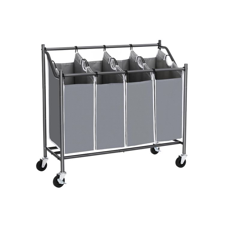 Removable Bag Laundry Cart - Laundry Cart | SONGMICS