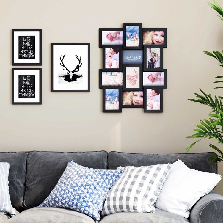 12 Piece Black Photo Frames Set for Sale | Home Decor & Furnishings ...