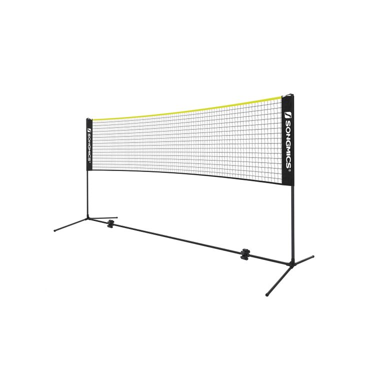 SONGMICS Badminton Net Set, Portable Sports Set for Badminton, Tennis ...