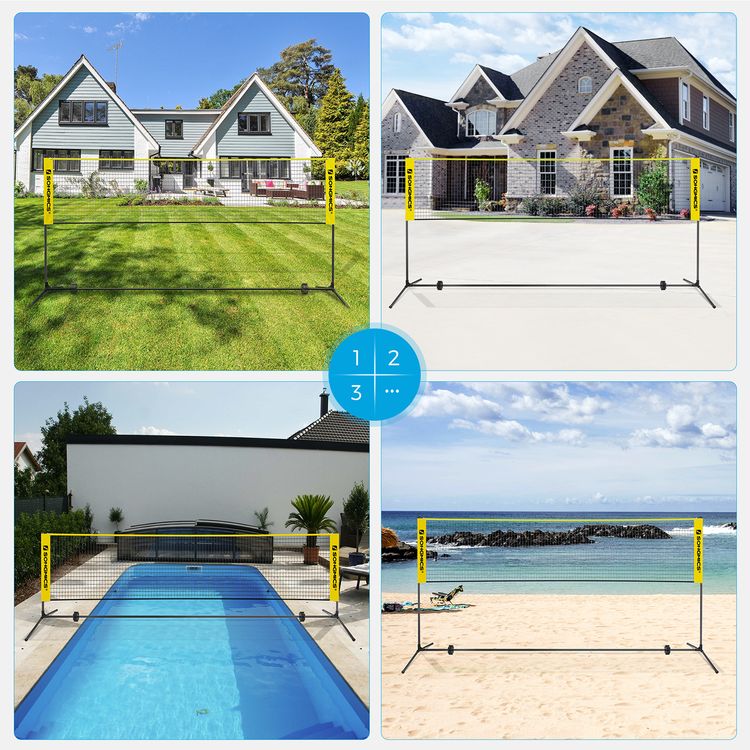 Portable Badminton Net Set SONGMICS