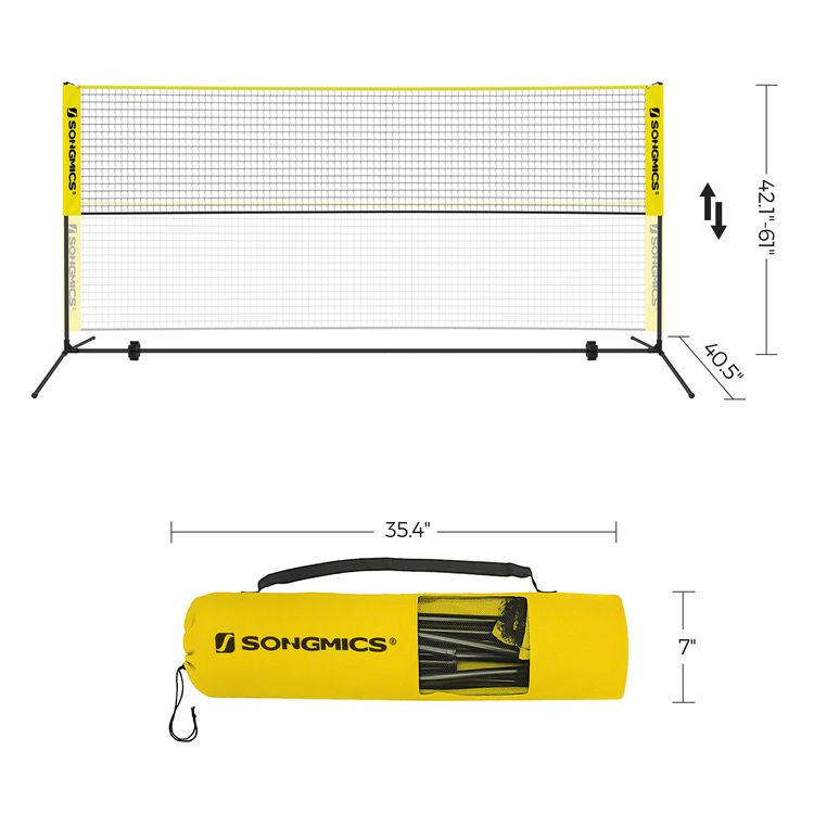 Portable Badminton Net Set SONGMICS
