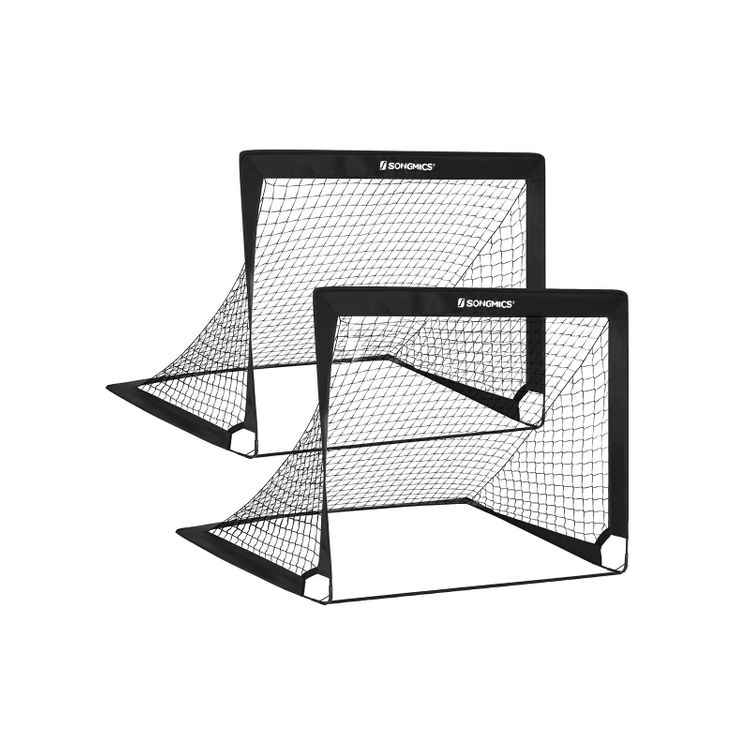 Folding Children's Soccer Goal Set of 2 SONGMICS