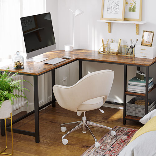 Focus on studying, working, or gaming with our space-saving computer desk.