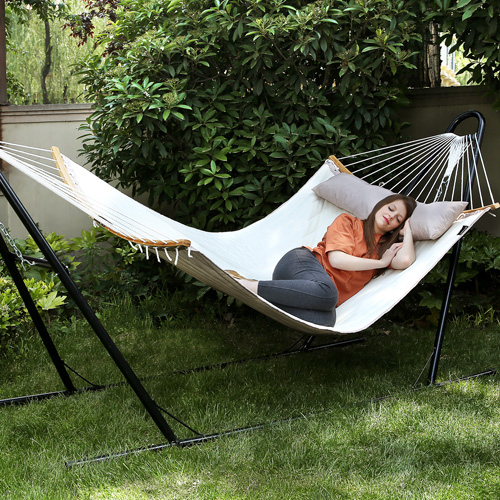 Create a blissful outdoor resting place with our hammock.