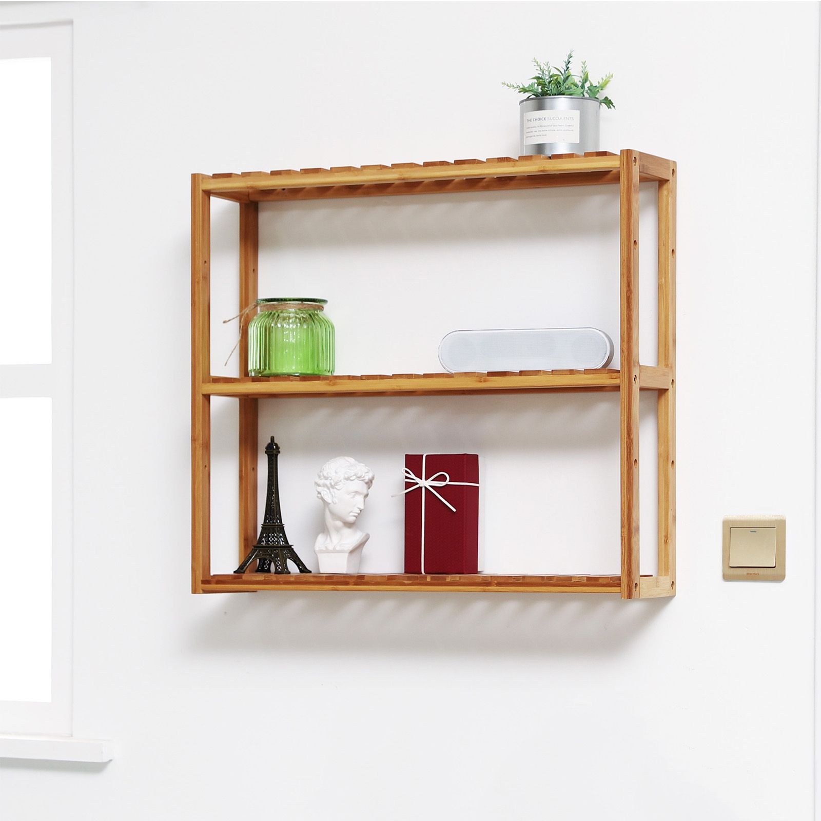 Bamboo Bathroom Shelf Bathroom Shelf SONGMICS